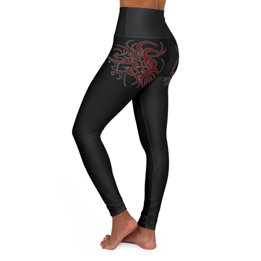Sandstorm High Waisted Yoga Leggings (AOP)